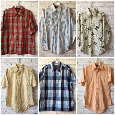 Mens Vintage Shirts by the pound
